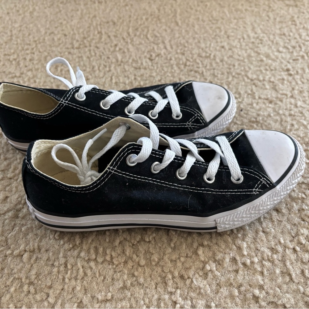 Converse All Star Kids Black Canvas Sneakers